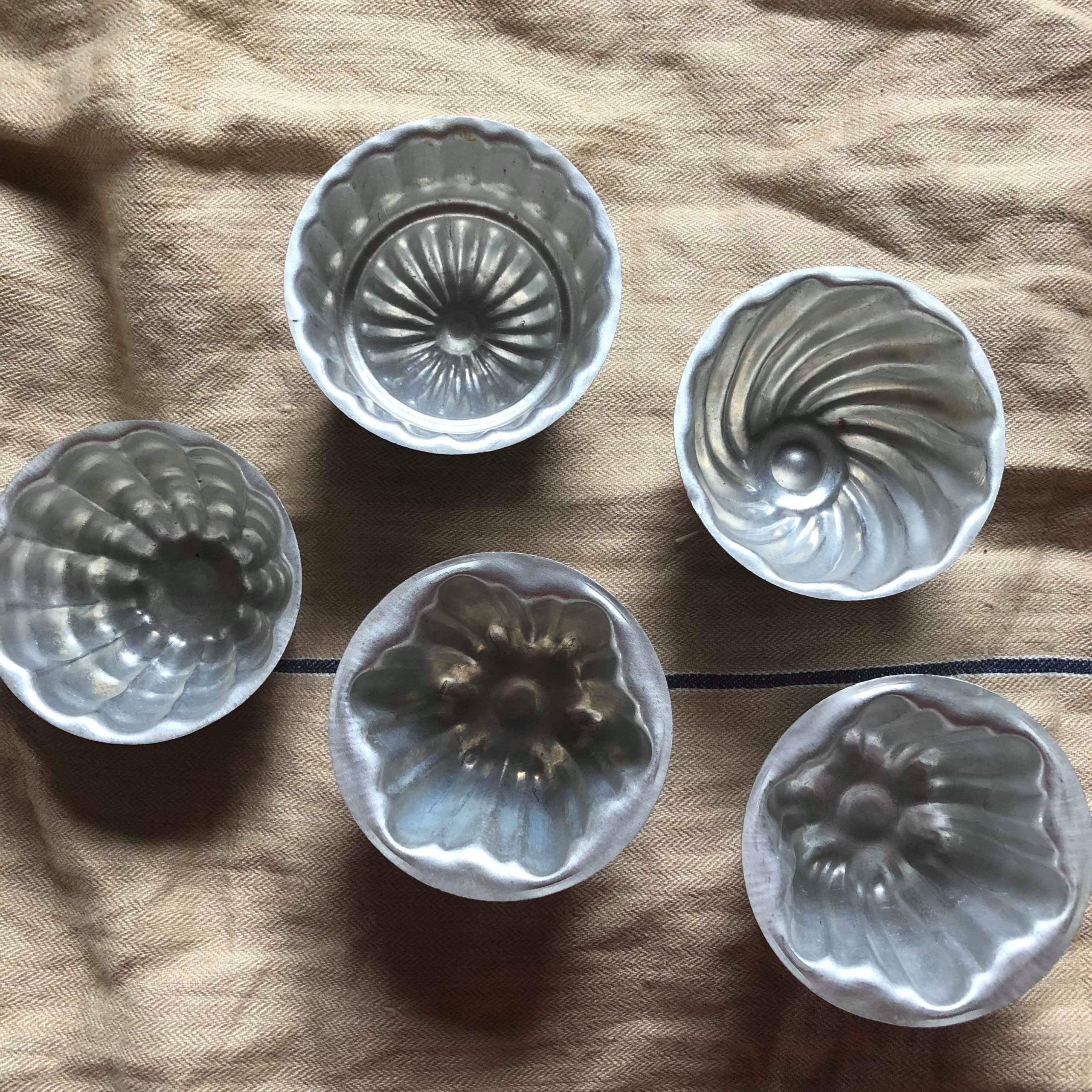 イギリスアンティーク お菓子の型 5つセット