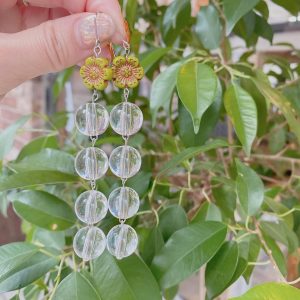 アクセサリー作家saki シルバーピアス