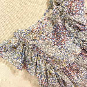 cheriooの韓国子供服 肩フリルチュニック