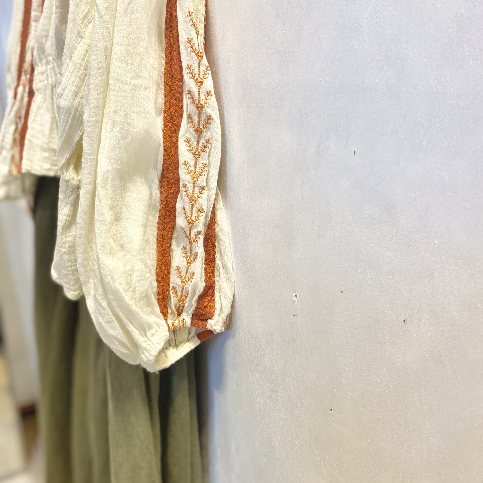 古着 ボヘミアン エスニック スモックチュニック